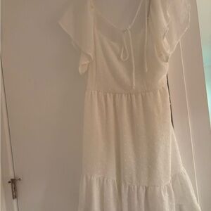 Altar'd State Ivory Textured Dress
